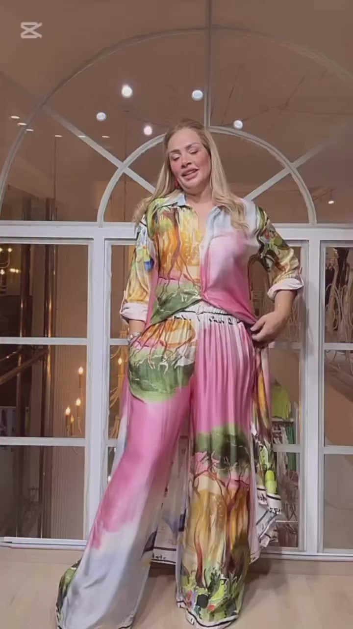 Satin Silk Long Dress set